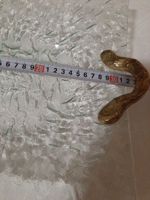 стъклена фруктиера ръчна изработка