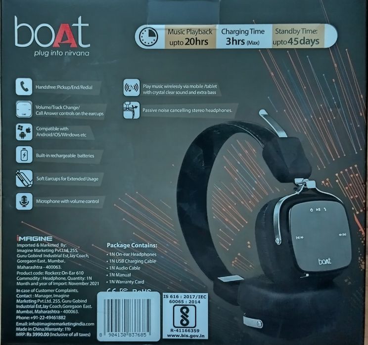 Căști Rockerz 400 / 610, Bluetooth - noi, sigilate
