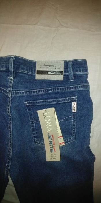 Blugi LONA Originali- Evazati, mar 32, Indigo, Nou Eticheta,THAILAND