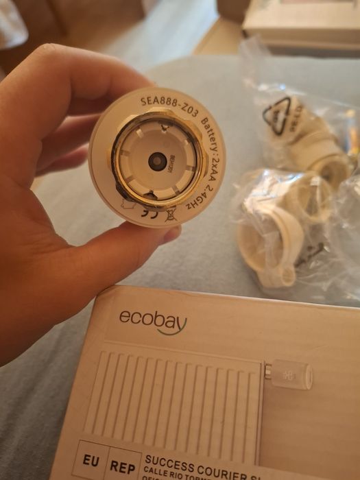 Комплект от 2 интелигентни термостата за радиатор, Zigbee разширение з