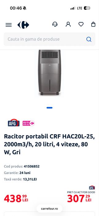 Racitor portavbil 20 litri, 4 viteze