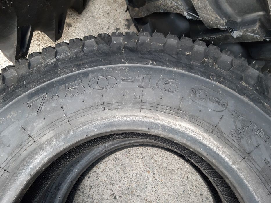 Anvelope noi 7.50-16 C-URI de greutate 10PR Cauciucuri de remorca tva