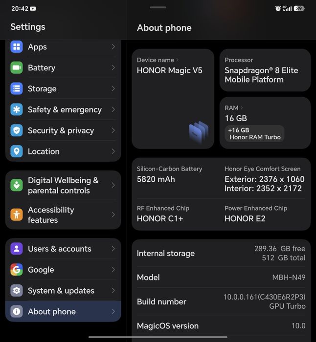 Honor magic v5  Технополис гаранция