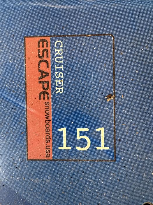 Placa snowboard cruiser escape 151