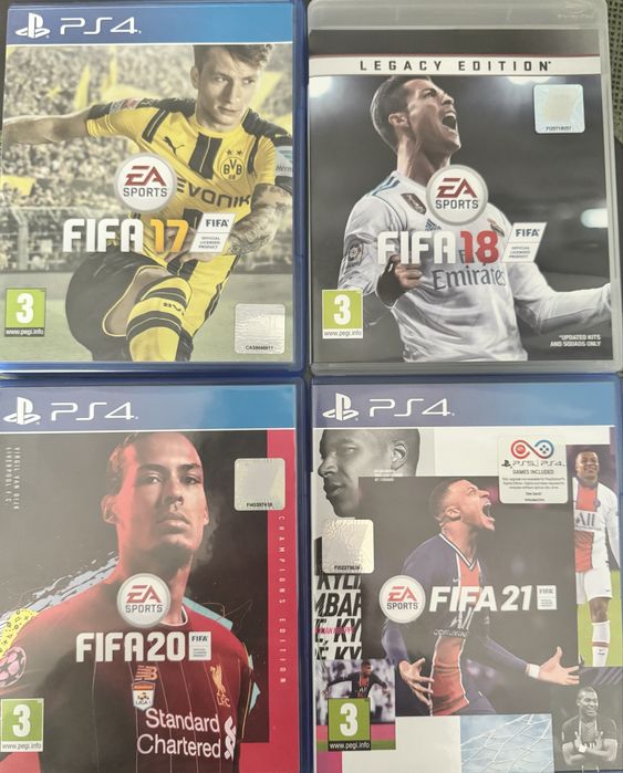 Vând jocuri PS4 noi, in carcasǎ, stare perfectǎ