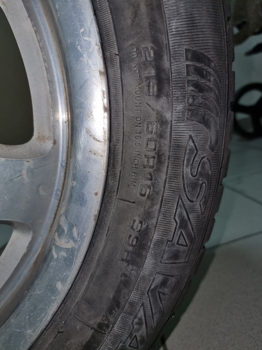 Диск с ризиной на мерс 215x60x16