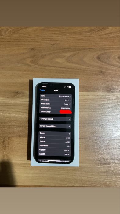 Vând iPhone 13 – 128 GB – stare perfectă