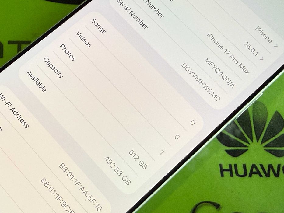 iPhone 17 Pro Max 512gb фабрично отключен