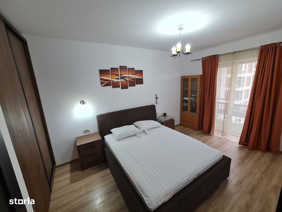 Inchiriez ap. 2 camere ADORA PARK LUX, Decomandat, Smart Tv Parcare!