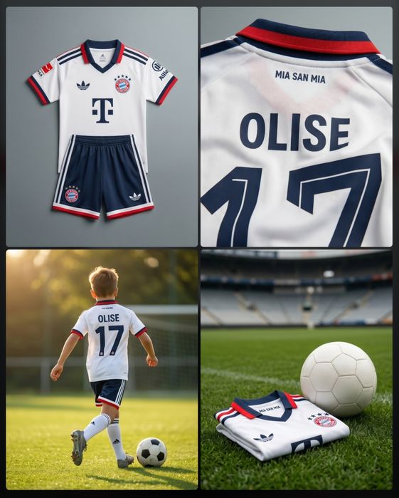 OLISE 17 KANE 9 детско юношески футболни екипи BAYERN Munich НОВО сезон 2026-27 год