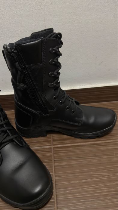 Bocanci din piele pentru pompieri jangarmerie politie