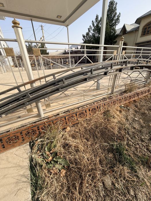 Навес профиль 6 метр, 5 штук полуарки, 2 штуки баковицы