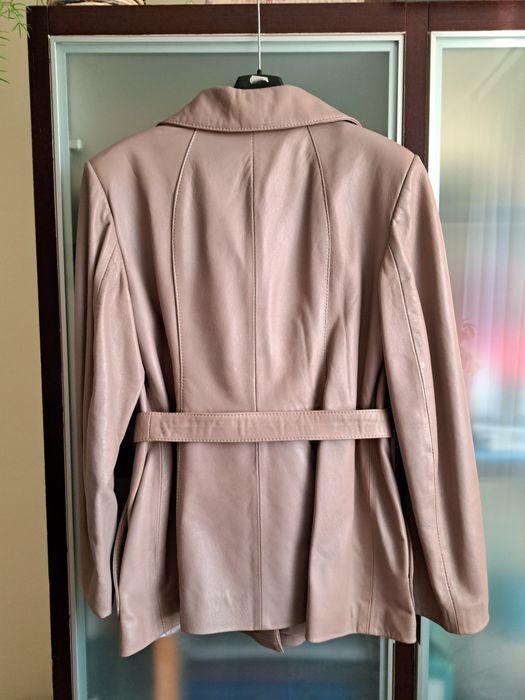 Haina scurta din piele naturala