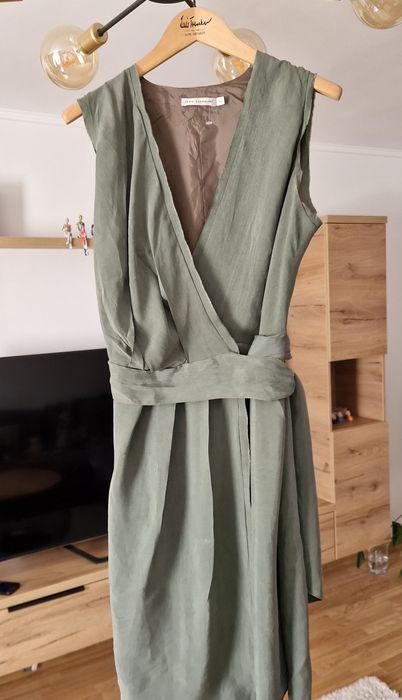 Rochie deosebită Ianis Chamalidy – Verde Olive – Mărimea 50