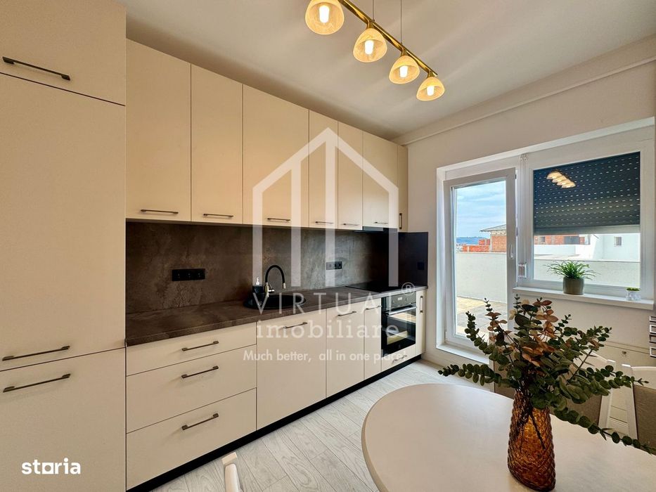 Apartament cu 2 camere, 55mp utili, 2 terase, lift, prima inchiriere
