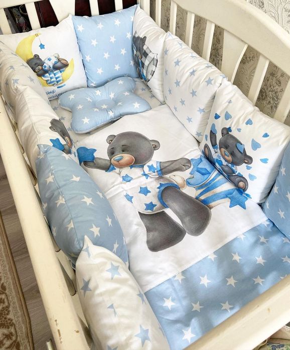 Бортики на кроватку