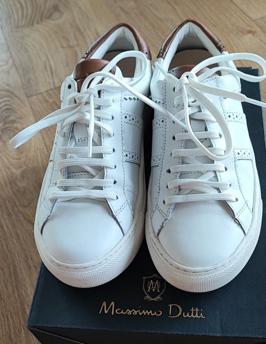 Pantofi sport din piele Massimo Dutti