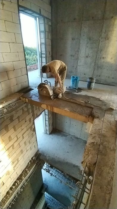 Devor teshish beton teshik eshik kesish xizmati