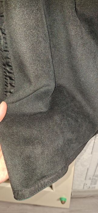 Мъжки шакети зелен и черен с качулка