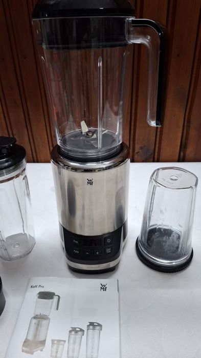 Блендер,шейкър,кафемелачка WMF Kult Pro,1200W,30000оборота,6 скорости