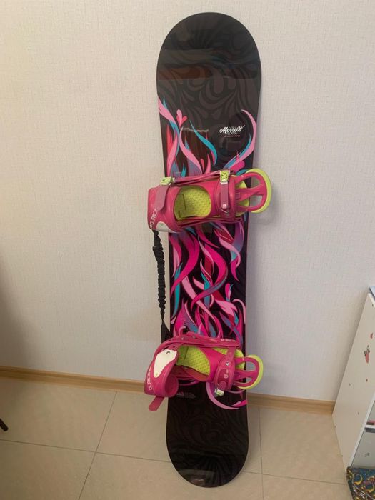 Сноуборд, комплект женский
