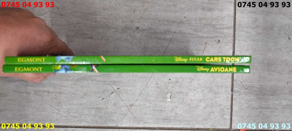 carte carti colectia disney verde EGMONT 2 vol. pret pe ambele