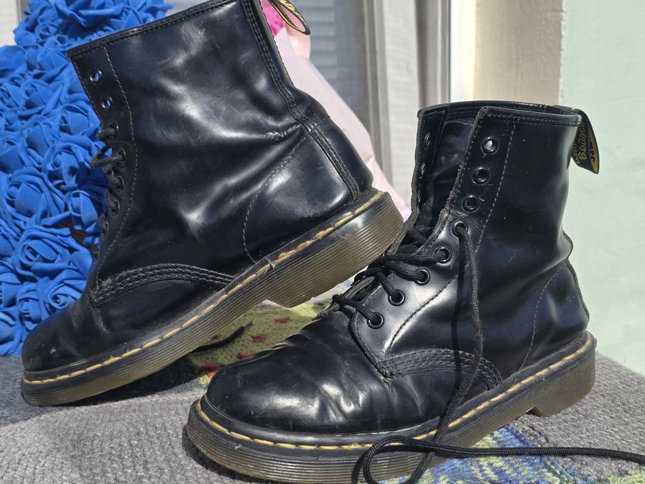 Dr Martens боти естествена кожа N39