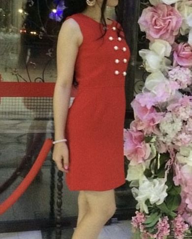 Платье короткое 1раз одела только