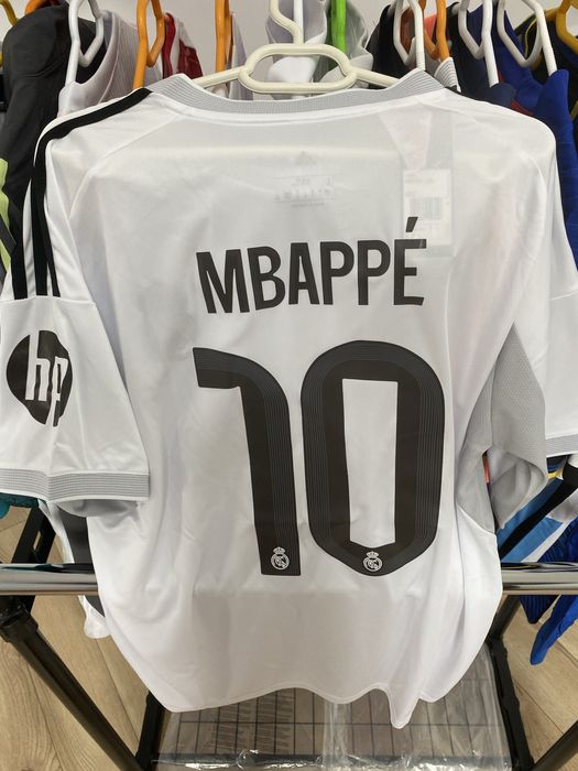 Tricou Fotbal Real Madrid cu Mbappe