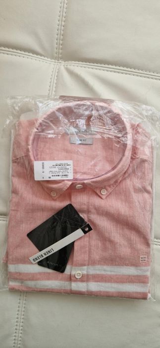 Мъжка риза AVVA памук и лен