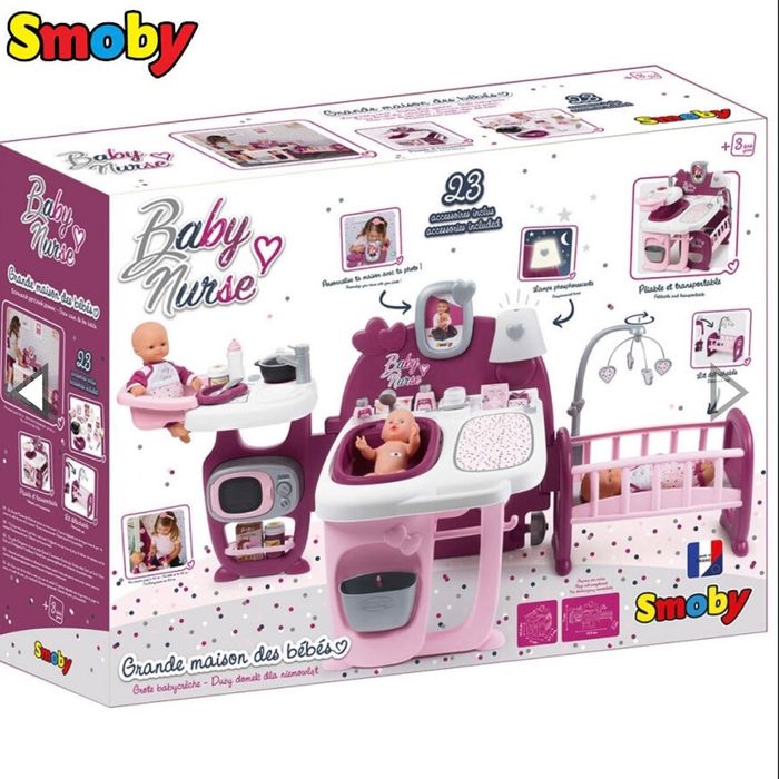 Smoby Baby Nurse - Голям игрален център за кукли - Обзавеждане за бебе