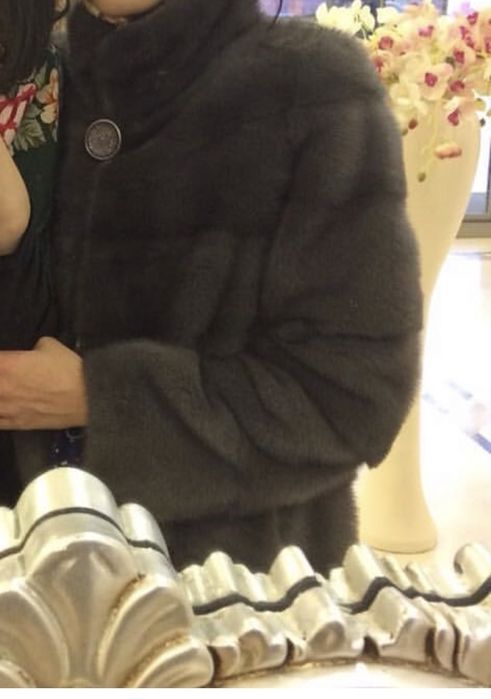 норковая шуба в лучшем состоянии