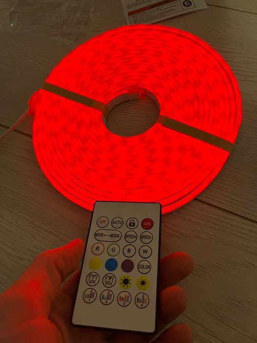 Banda led RGB 6m siliconata waterproof impermeabila