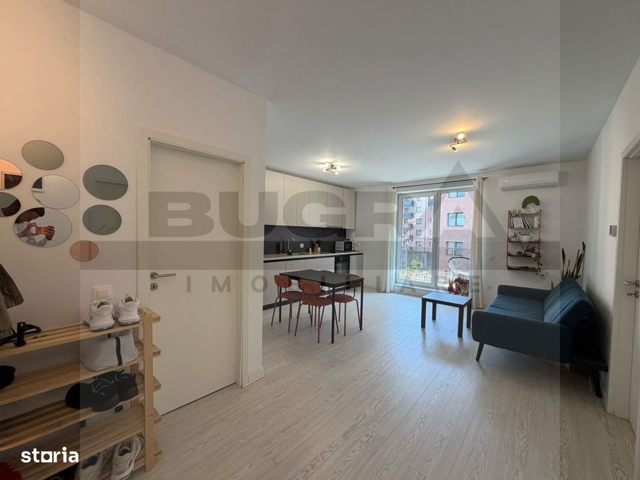 Apartament de 2 camere, modern, 45mp, parcare, complex Beta Residence
