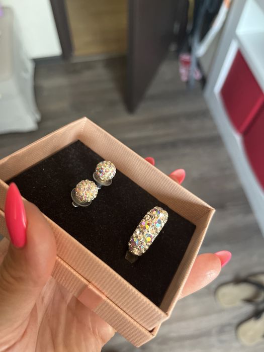 Swarovski обици и пръстени