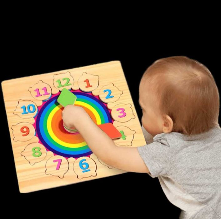 НАМАЛЕНИЯ! Дървен часовник Слънце всичко на - https:/woodentoys.olx.bg