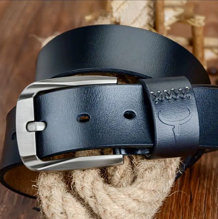 Мъжки модерен колан COWATHER*/Премиум естест.телешка кожа -10%Промоция