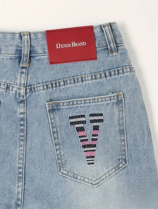 Джинсы с высокой талией