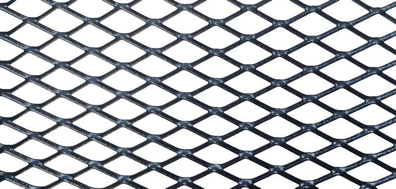 Алуминиева тунинг мрежа Черна 100 х 33