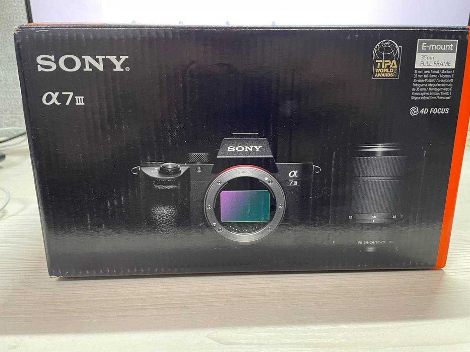 Sony alpha 7-iii с линзой 28-70mm