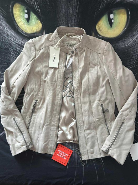 Дамско яке естествена кожа