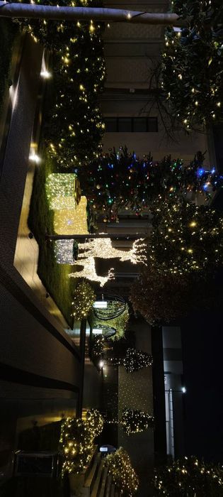 Новогоднее премиум оформление фасадов зданий магазинов домов офисов