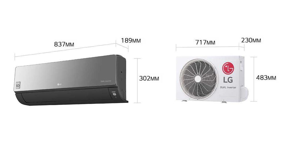 Кондиционер LG 12/18/24 Procool Dual Inverter Wi-Fi +доставка бесплатн
