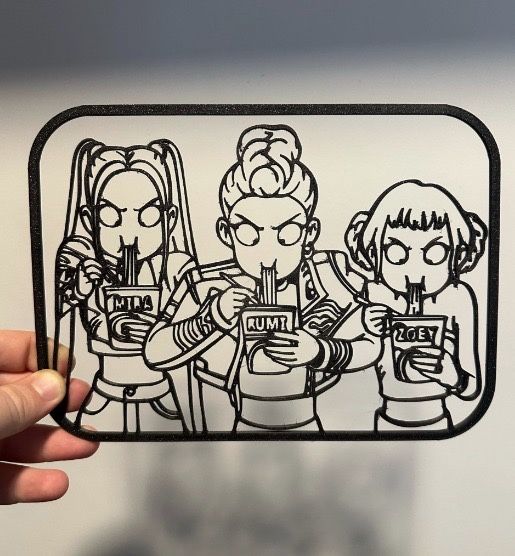 Statuetă K-pop Demon Hunters - Mira, Rumi,
