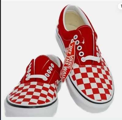 Кецове Ванс чисто нови 38.5 номер Vans Era Checkerboard Racing Red