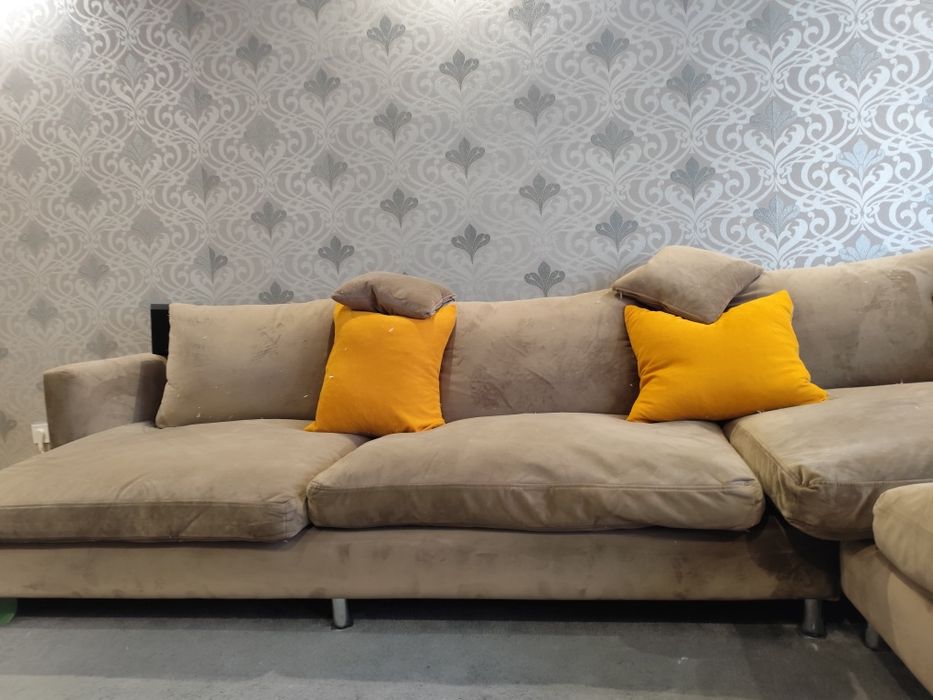 Диван от гъши пух и плюш 325/220