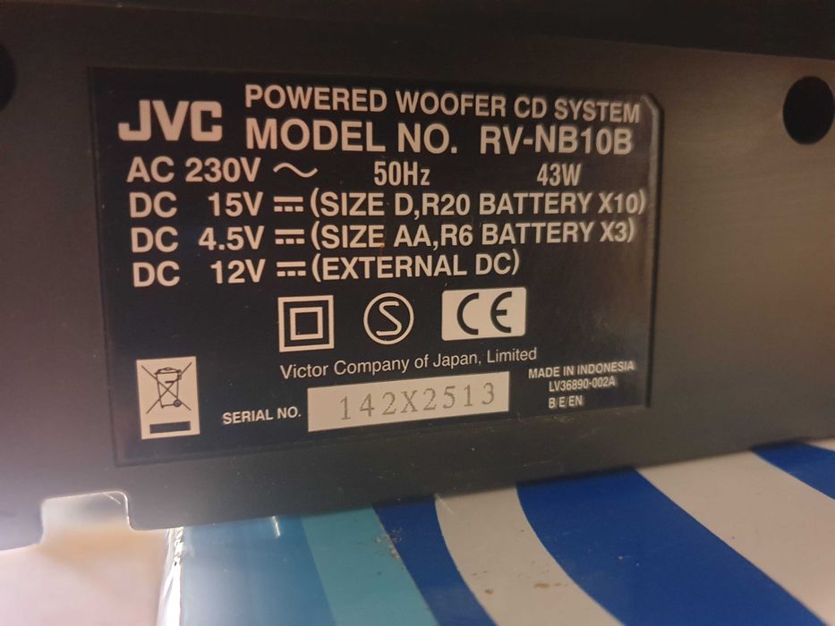 Sistem audio portabil JVC -RV-NB10B Craiova • OLX.ro