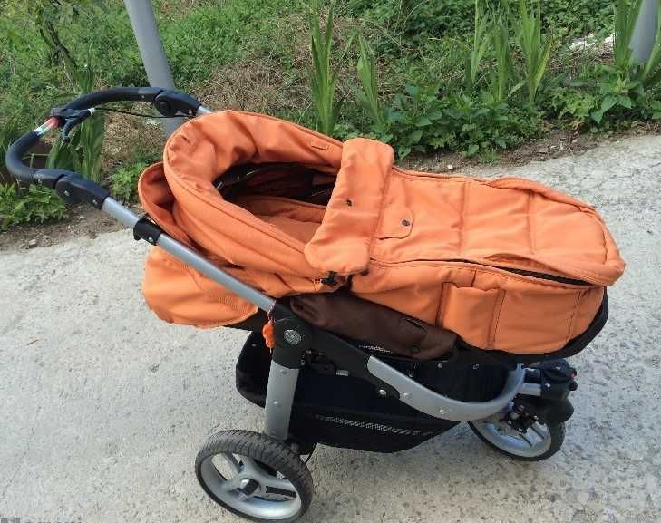 Комбинирана бебешка количка TEUTONIA 2 в 1, Пълен Комплект, Промо цена