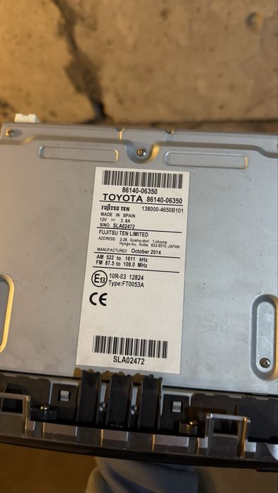 Автомагнитола планшет camry камри 55