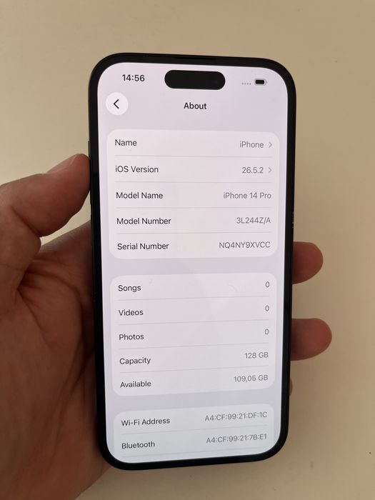 Iphone 14pro 128GB 93% bat